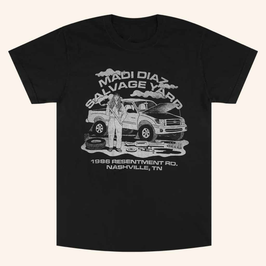 Madi Diaz Merch Salvage Yard T-Shirt Birthday Gifts For Music Lovers Madi Diaz Merch Salvage Yard T-Shirt Birthday Gifts For Music Lovers