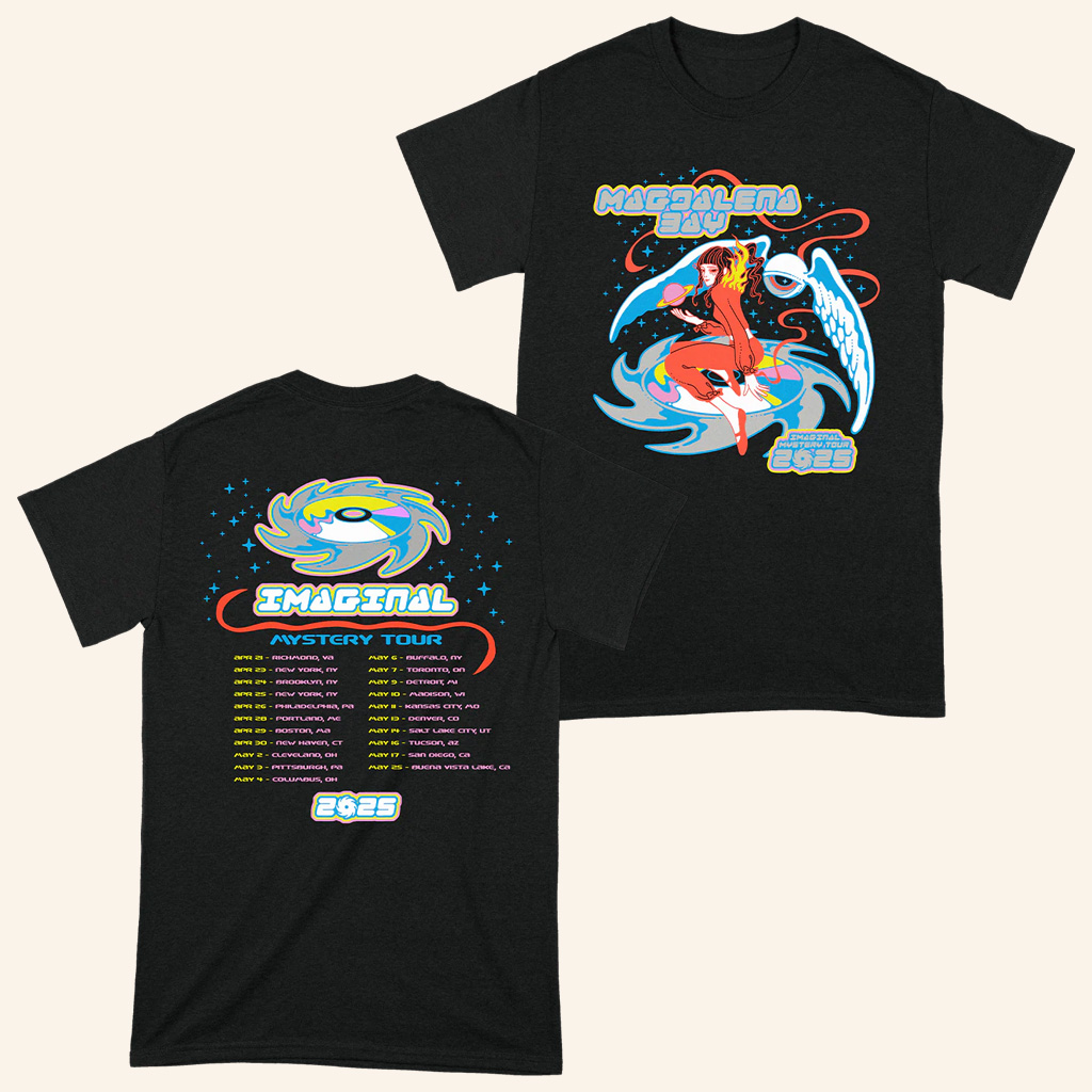 Magdalena Bay Merch Angel Imaginal Mystery Tour Dates 2025 T-Shirt Best Gift For Her Magdalena Bay Merch Angel Imaginal Mystery Tour Dates 2025 T-Shirt Best Gift For Her