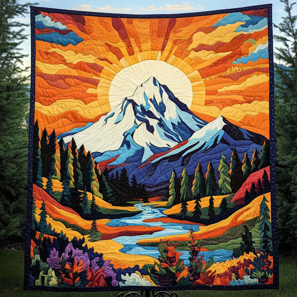 Majestic Peaks Quilted Blanket Cute Colorful Blanket Christmas Gift Ideas For Him Majestic Peaks Quilted Blanket Cute Colorful Blanket Christmas Gift Ideas For Him