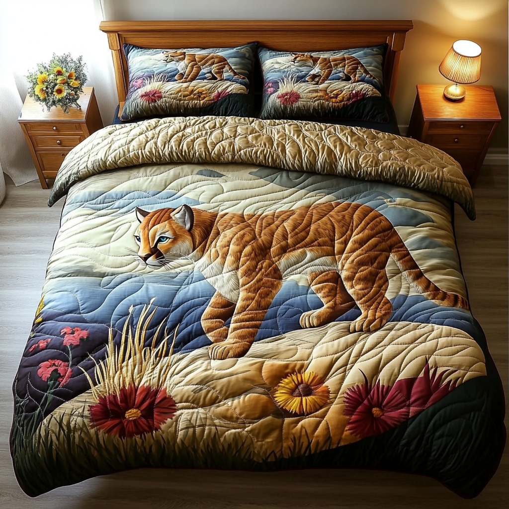 Majestic Pride Quilted Bedding Set Duvet Cover Bedspread Lion Related Gifts Majestic Pride Quilted Bedding Set Duvet Cover Bedspread Lion Related Gifts