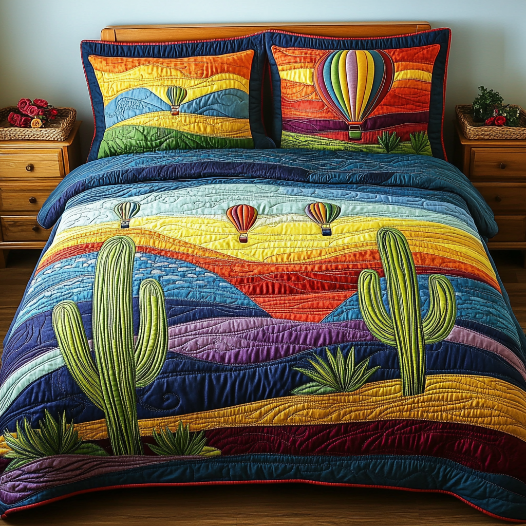 Majestic Soar Quilted Bedding Set Duvet Cover Bedspread Cactus Gifts For Women Majestic Soar Quilted Bedding Set Duvet Cover Bedspread Cactus Gifts For Women
