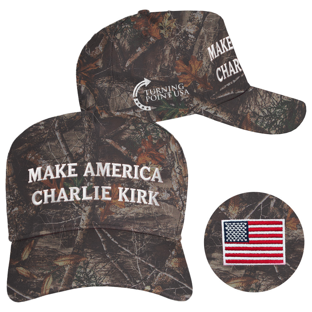 Make America Charlie Kirk Hat Camo Embroidered Charlie Kirk Funeral Merch Hat TPUSA Merch Make America Charlie Kirk Hat Camo Embroidered Charlie Kirk Funeral Merch Hat TPUSA Merch