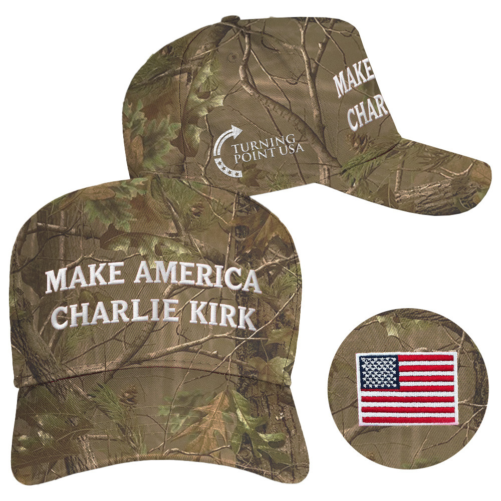 Make America Charlie Kirk Hat Camo Embroidered TPUSA Merch Hat Charlie Kirk Funeral Merch Make America Charlie Kirk Hat Camo Embroidered TPUSA Merch Hat Charlie Kirk Funeral Merch