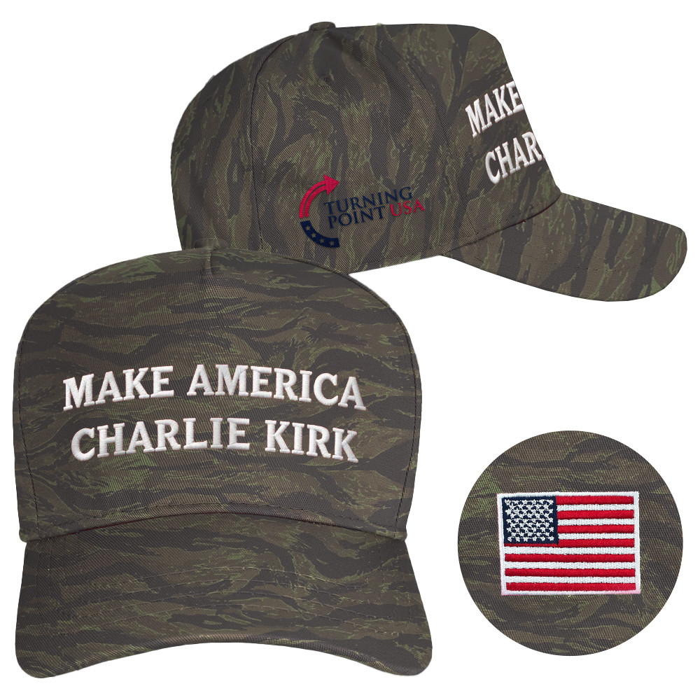 Make America Charlie Kirk Hat Camo Embroidered Turning Point USA Hat Charlie Kirk Funeral Merch Make America Charlie Kirk Hat Camo Embroidered Turning Point USA Hat Charlie Kirk Funeral Merch