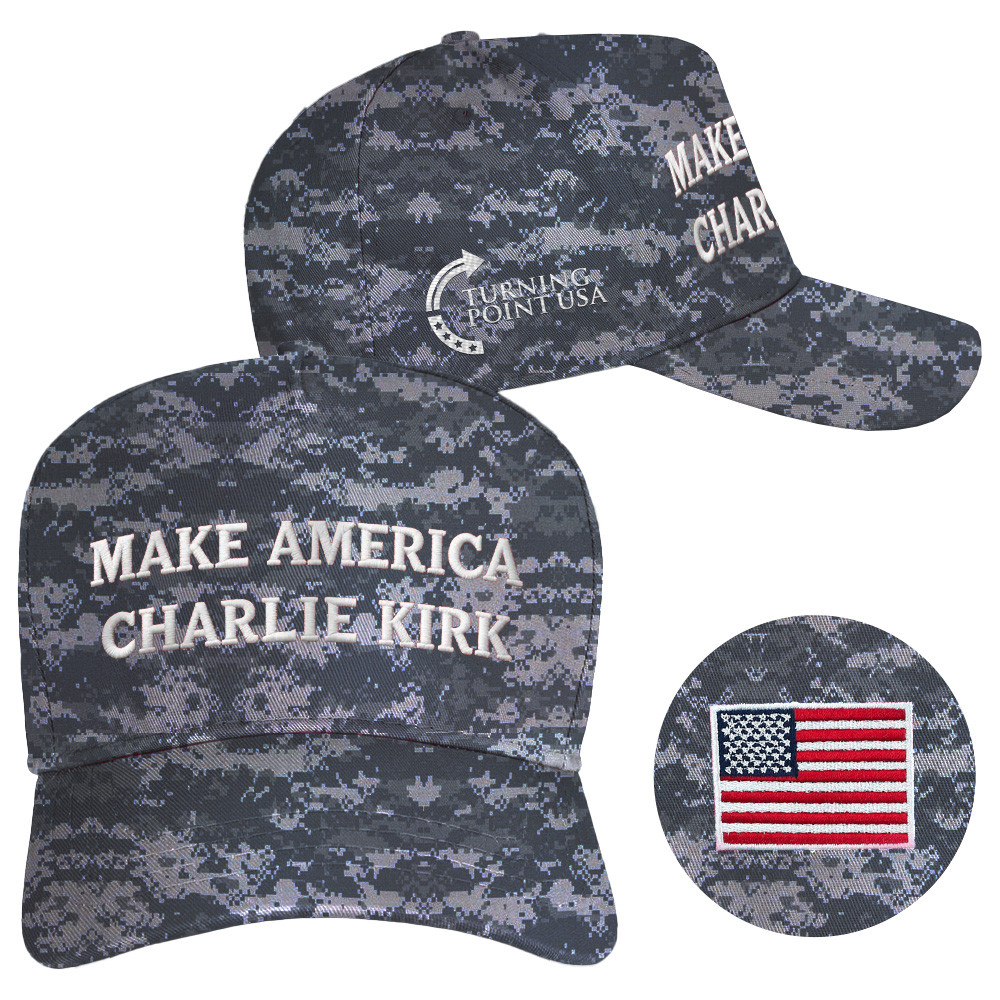 Make America Charlie Kirk Hat Camo Embroidered Turning Point USA Merch Gifts For Trump Lovers Make America Charlie Kirk Hat Camo Embroidered Turning Point USA Merch Gifts For Trump Lovers