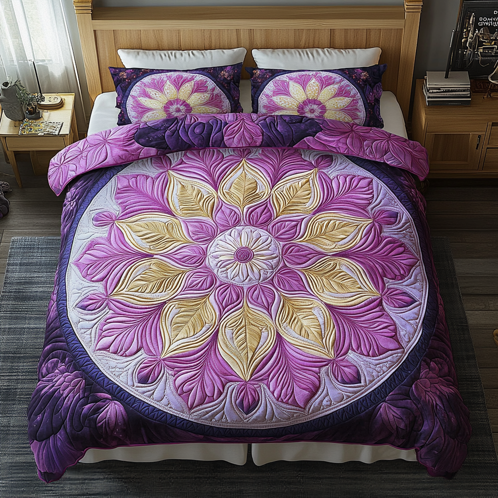 Mandala Essence Quilted Bedding Set Duvet Cover Merch Gifts For Son In Law Christmas Mandala Essence Quilted Bedding Set Duvet Cover Merch Gifts For Son In Law Christmas