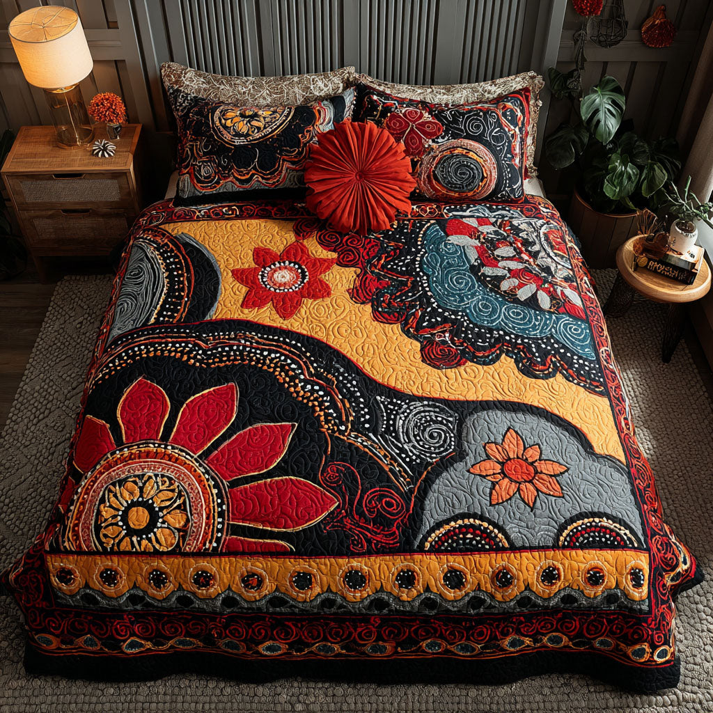 Mandala Journey Quilted Bedding Set Duvet Cover Bed Sheet Set Best Cactus Gifts For Him Mandala Journey Quilted Bedding Set Duvet Cover Bed Sheet Set Best Cactus Gifts For Him