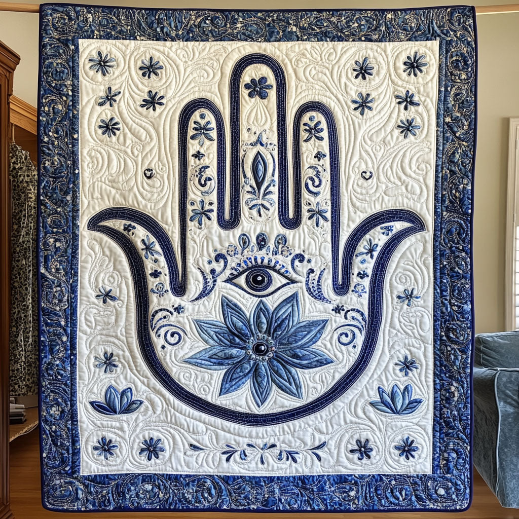 Mandala Shield Quilted Blanket Sofa Throw Blanket Hamsa Hand Lotus Mandala Themed Gifts Mandala Shield Quilted Blanket Sofa Throw Blanket Hamsa Hand Lotus Mandala Themed Gifts