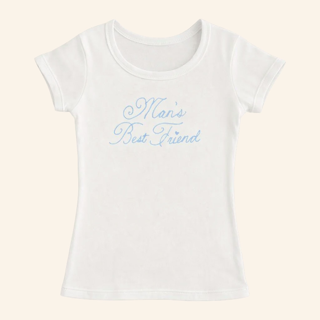 Man’s Best Friend Baby Tee Gift Ideas For Friends