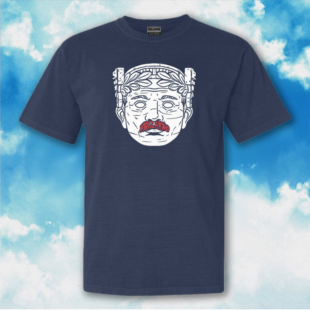 Manzardo The Guardo Guardian Mustache T-Shirt G'ts For Baseball Fans Manzardo The Guardo Guardian Mustache T-Shirt G'ts For Baseball Fans