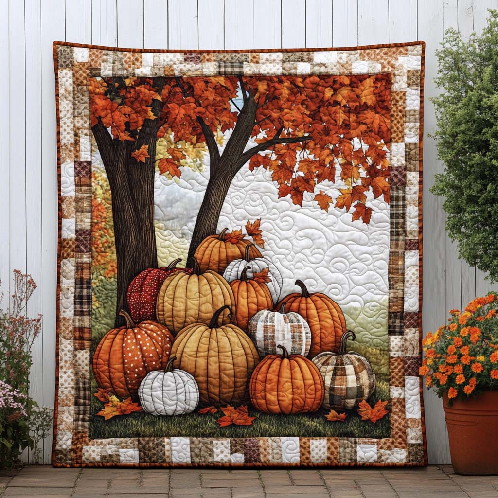 Maple Leaf Kisses Quilted Blanket Cute Colorful Blanket Gifts For Autumn Lovers Maple Leaf Kisses Quilted Blanket Cute Colorful Blanket Gifts For Autumn Lovers