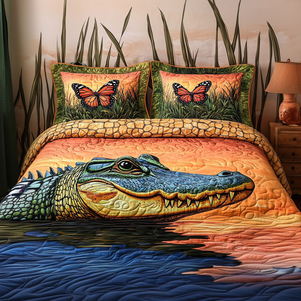 Marshland Monarch Quilted Bedding Set Duvet Cover Bed Sheet Set Butterfly Christmas Gifts Marshland Monarch Quilted Bedding Set Duvet Cover Bed Sheet Set Butterfly Christmas Gifts