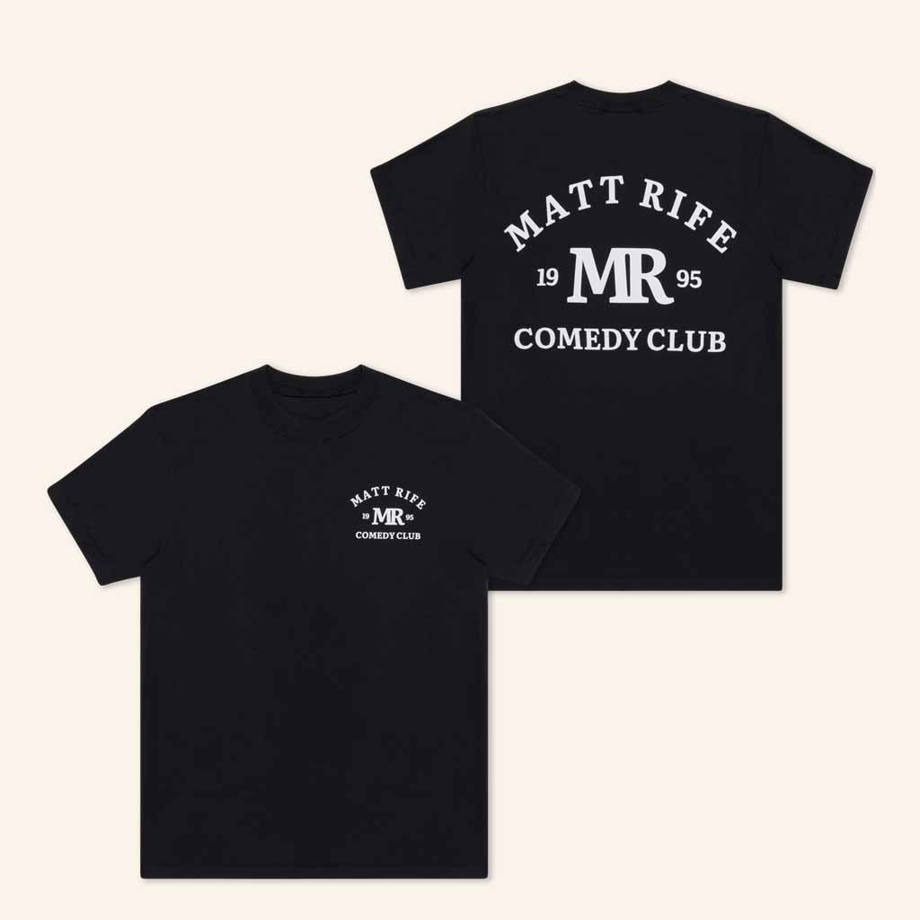 Matt Rife Merch Mr Comedy Club Black T-Shirt Christmas Gift Ideas For Husband Matt Rife Merch Mr Comedy Club Black T-Shirt Christmas Gift Ideas For Husband