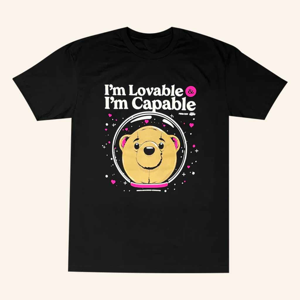 Mega Ran Merch I'm Loveable And I'm Capable T-Shirt Christmas Ideas For Sister