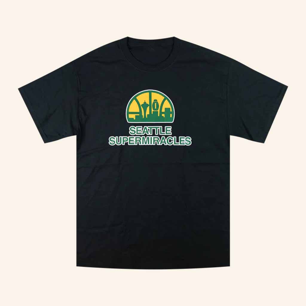 Mega Ran Merch Seattle Supermiracles T-Shirt Christmas Gifts For Young Men Mega Ran Merch Seattle Supermiracles T-Shirt Christmas Gifts For Young Men