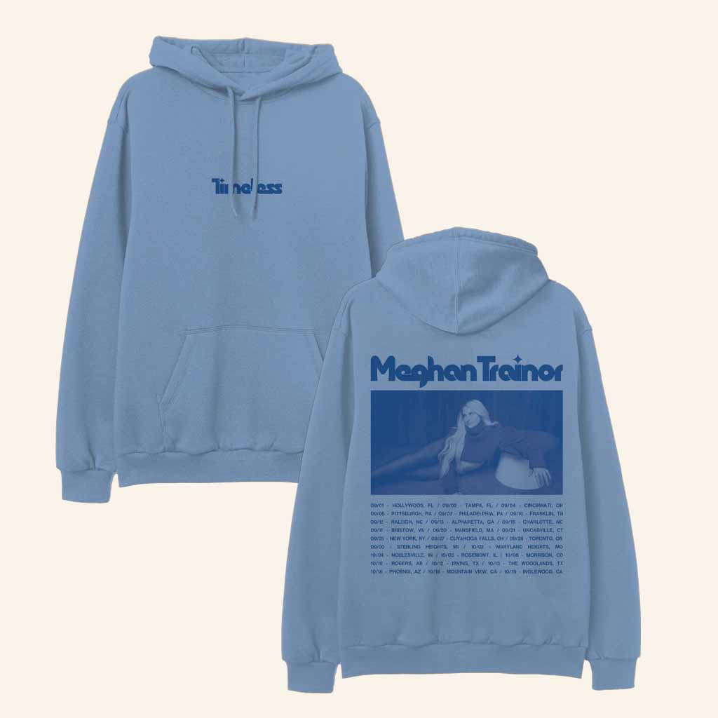 Meghan Trainor Merch Timeless Tour Hoodie Unique Gifts For Music Lovers