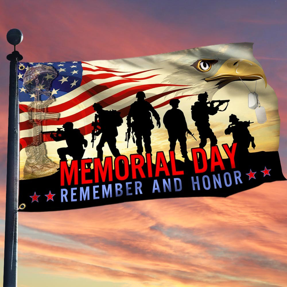 Memorial Day Remember and Honor Veteran Flag American Eagle Veteran Day Flag Patriotic Merch Memorial Day Remember and Honor Veteran Flag American Eagle Veteran Day Flag Patriotic Merch