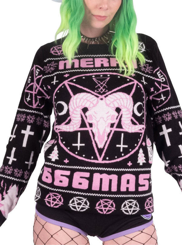 Merry 666 Mas Womens Ugly Christmas Sweater Apparel Christmas Gifts For Aries Woman Merry 666 Mas Womens Ugly Christmas Sweater Apparel Christmas Gifts For Aries Woman