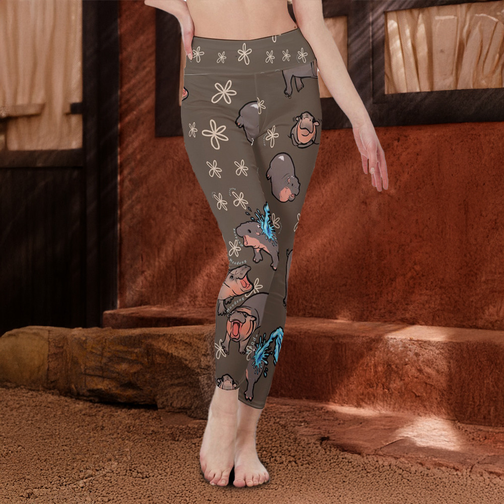 Moo Deng Trousers Hippo Lovers Women Sweatpant Gifts For Moo Deng Fans Moo Deng Trousers Hippo Lovers Women Sweatpant Gifts For Moo Deng Fans