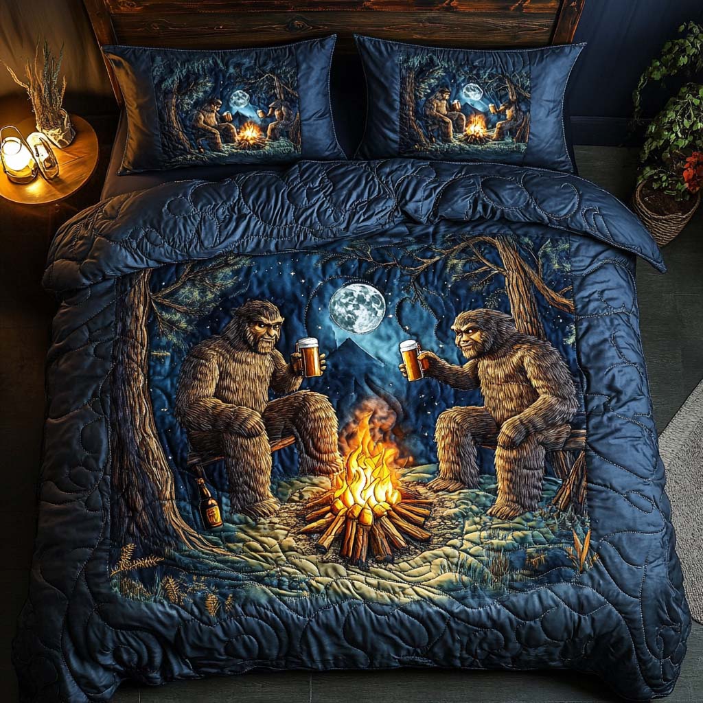 Moonlight Beers Quilted Bedding Set Duvet Cover Bed Sheet Set Bigfoot Gift Ideas Moonlight Beers Quilted Bedding Set Duvet Cover Bed Sheet Set Bigfoot Gift Ideas