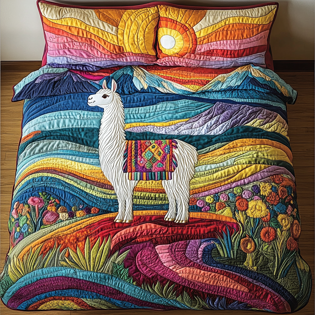 Morning Glow Quilted Bedding Set Duvet Cover Bed Sheet Set Gifts For Sheep Farmers Morning Glow Quilted Bedding Set Duvet Cover Bed Sheet Set Gifts For Sheep Farmers