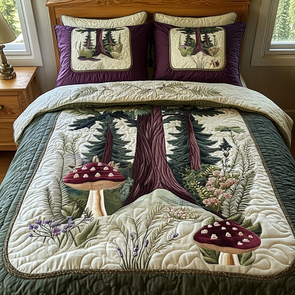 Mossy Forest Quilted Bedding Set Duvet Cover Bedspreads Christmas Gift Ideas For A Large Family Mossy Forest Quilted Bedding Set Duvet Cover Bedspreads Christmas Gift Ideas For A Large Family