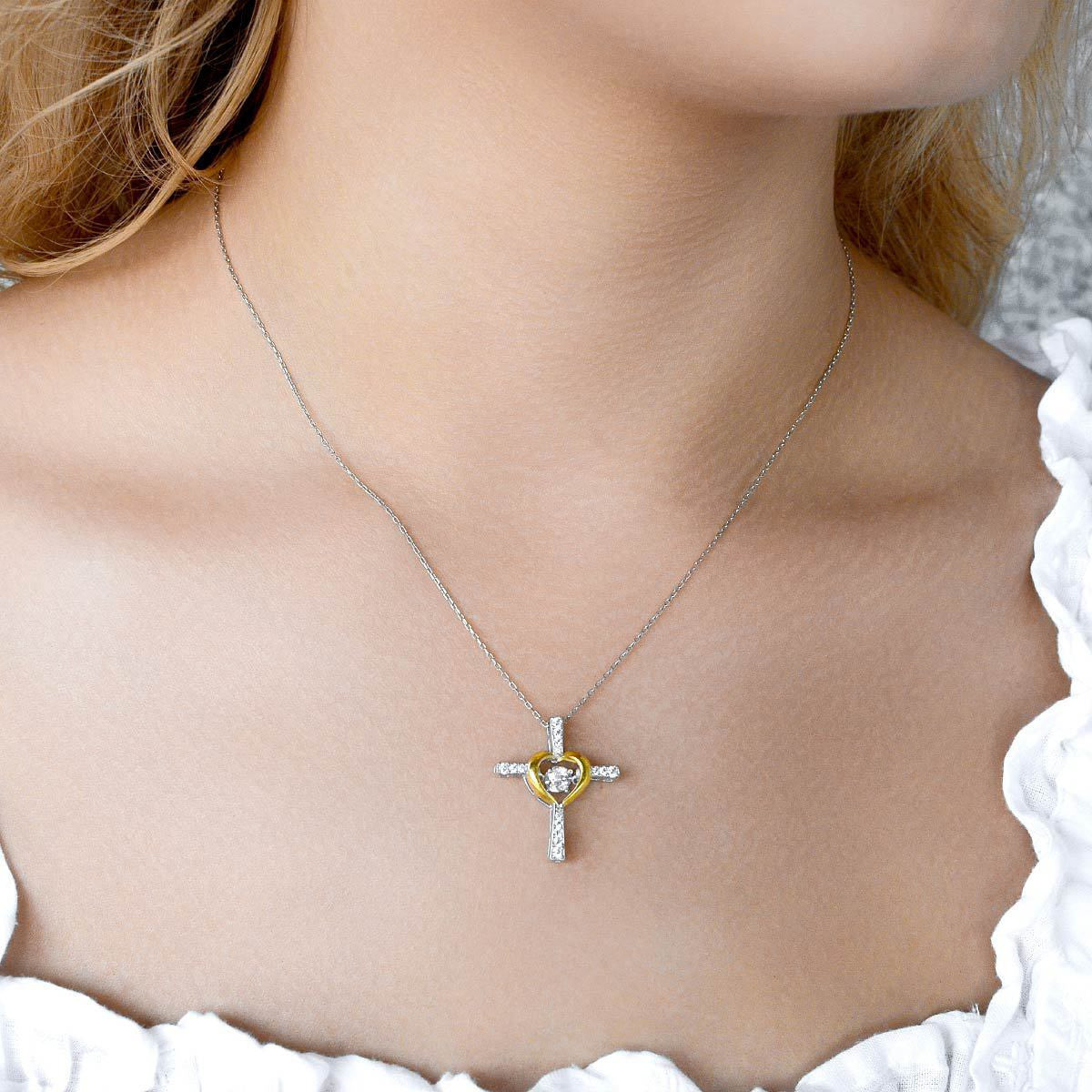 Mothers Day 2024 To My Baseball Mom Heart Cross Necklace I Love You To The Center Field And Back Mothers Day 2024 To My Baseball Mom Heart Cross Necklace I Love You To The Center Field And Back