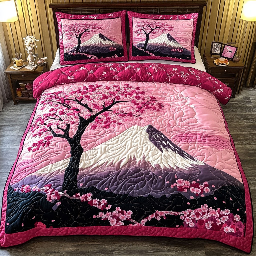 Mount Fuji Path Quilted Bedding Set Duvet Cover Bed Sheet Set Fuji Mountain Japanese Gifts Mount Fuji Path Quilted Bedding Set Duvet Cover Bed Sheet Set Fuji Mountain Japanese Gifts