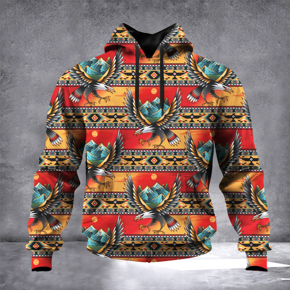 Mountain Eagle Native American Hoodie Pride Native Great Hoodie Gift For Him Mountain Eagle Native American Hoodie Pride Native Great Hoodie Gift For Him