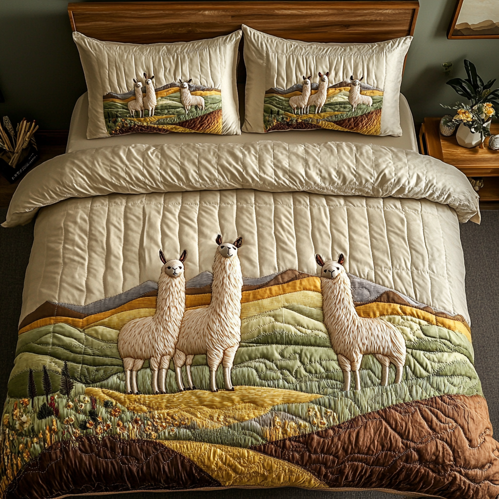 Mountain Hugs Quilted Bedding Set Duvet Cover Bed Sheet Set Sheep Secret Santa Gifts Mountain Hugs Quilted Bedding Set Duvet Cover Bed Sheet Set Sheep Secret Santa Gifts
