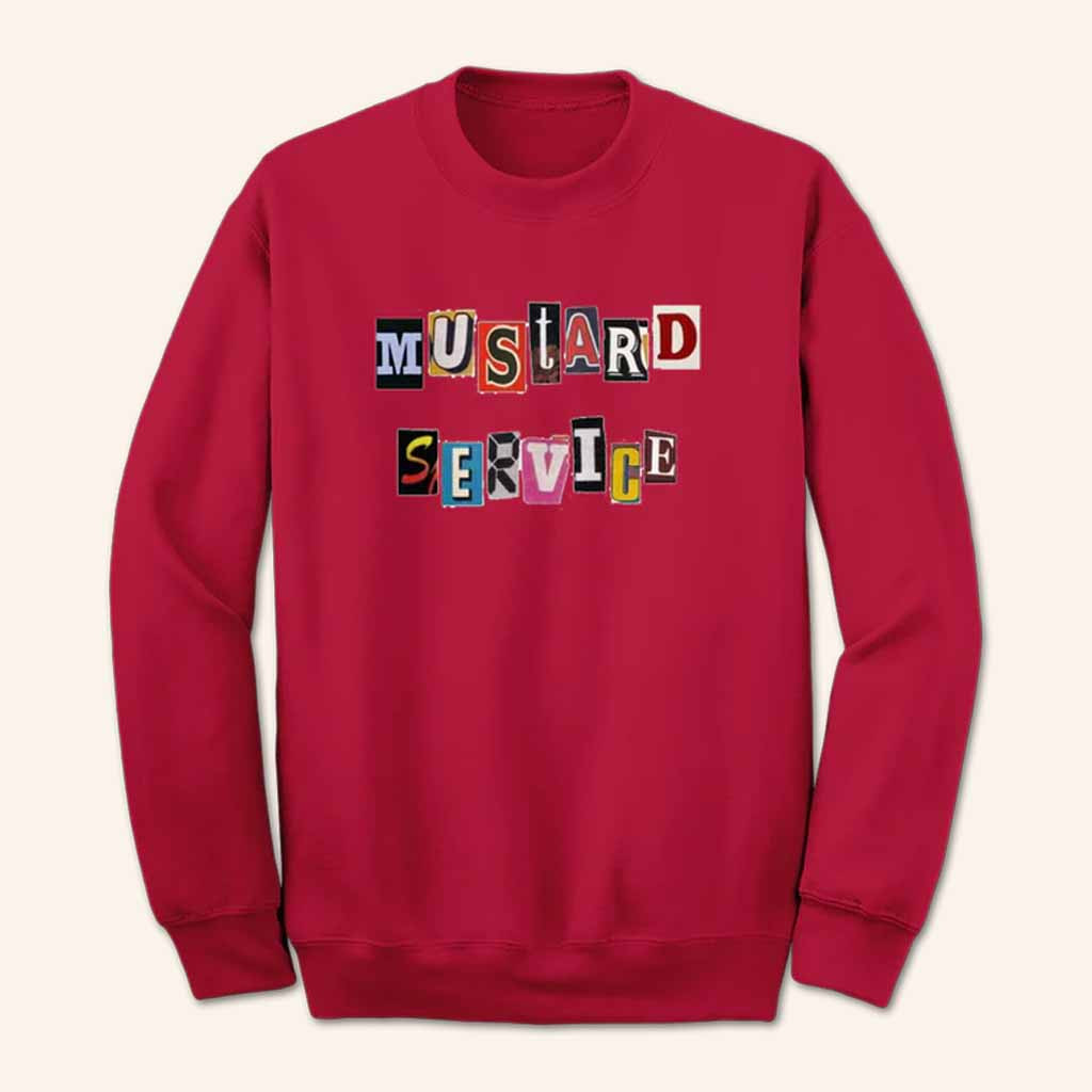 Mustard Service Merch Mustard Service Ransom Sweatshirt Music Gift Ideas For Guys Mustard Service Merch Mustard Service Ransom Sweatshirt Music Gift Ideas For Guys