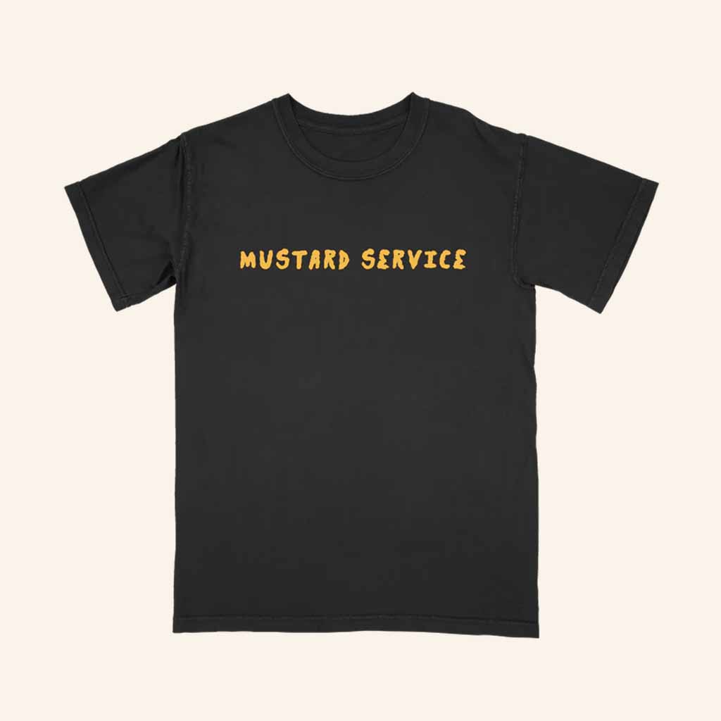 Mustard Service Merch Zest Pop Black T-Shirt Music Related Gifts For Guys Mustard Service Merch Zest Pop Black T-Shirt Music Related Gifts For Guys