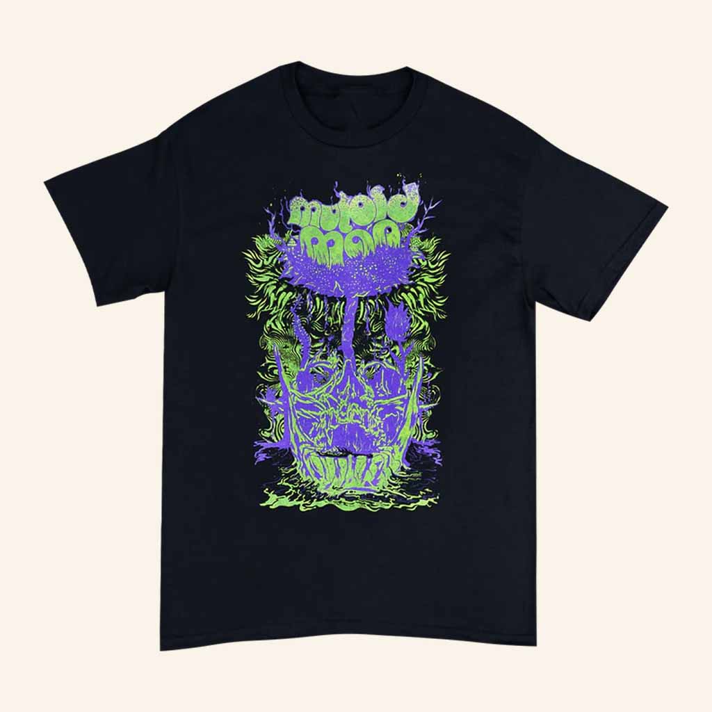 Mutoid Man Merch Skull Growth Black T-Shirt Music Lover Gifts For Him Mutoid Man Merch Skull Growth Black T-Shirt Music Lover Gifts For Him