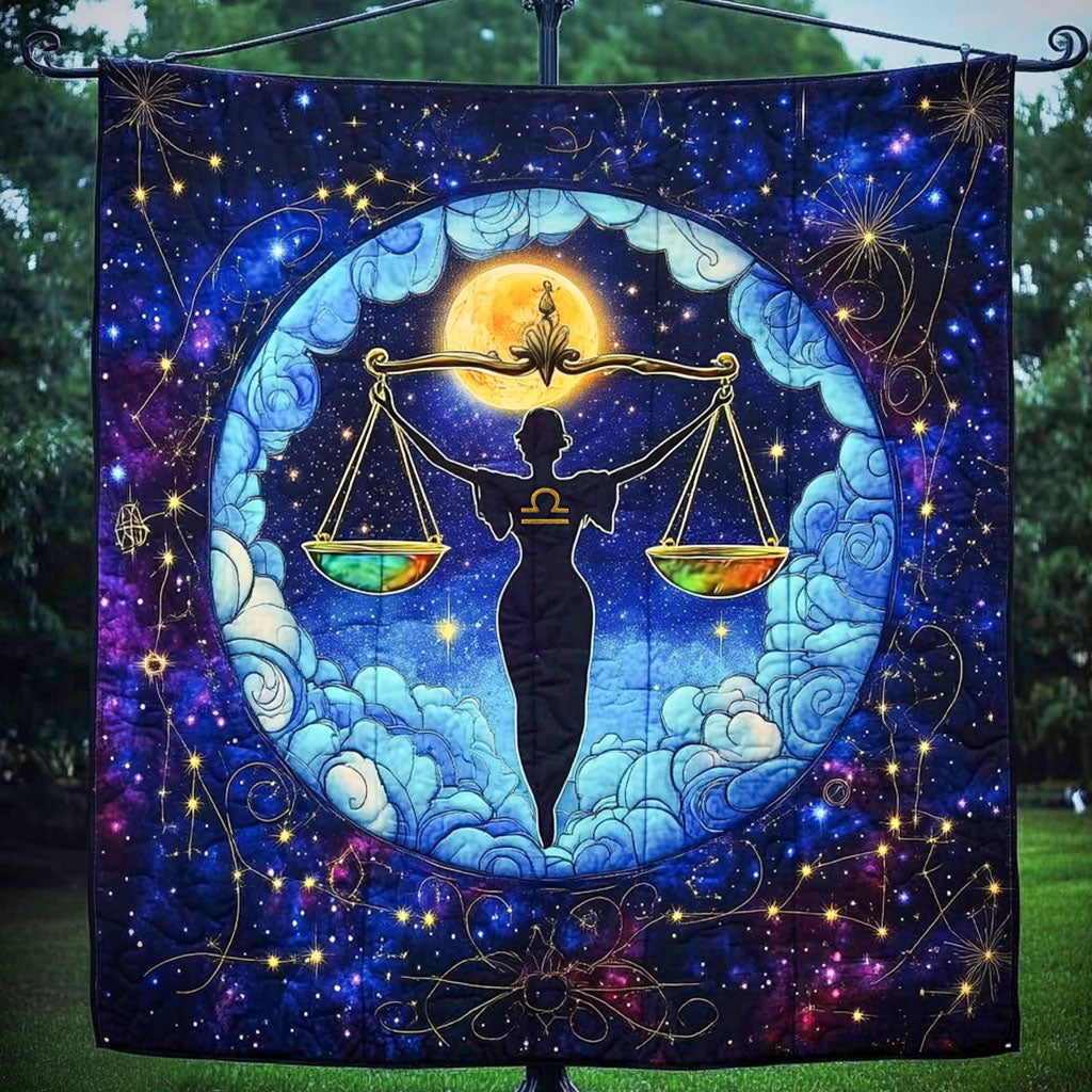 Mystic Libra Goddess Quilted Blanket Cute Throw Blanket Best Presents For Grandmas Mystic Libra Goddess Quilted Blanket Cute Throw Blanket Best Presents For Grandmas