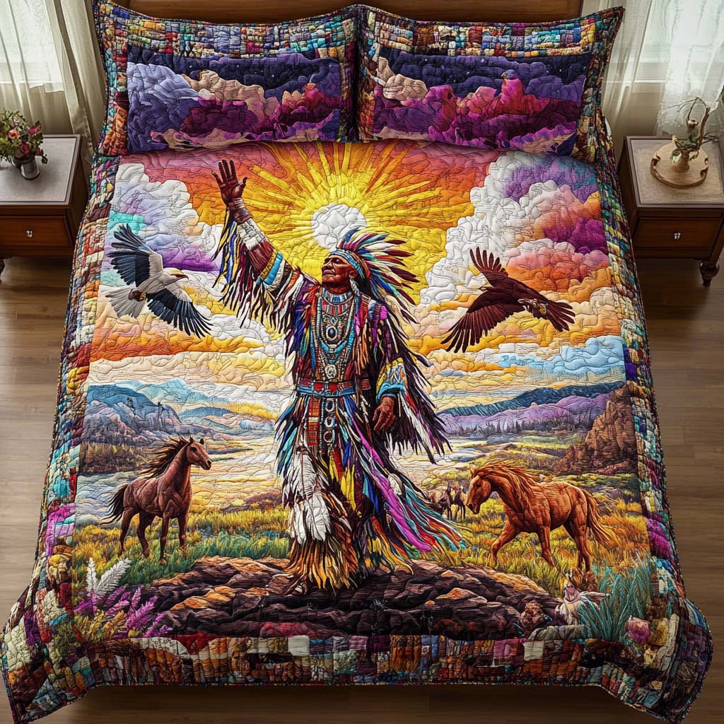 Mystic Prairie Quilted Bedding Set Duvet Cover Merch Good Gifts For Horse Lovers Mystic Prairie Quilted Bedding Set Duvet Cover Merch Good Gifts For Horse Lovers