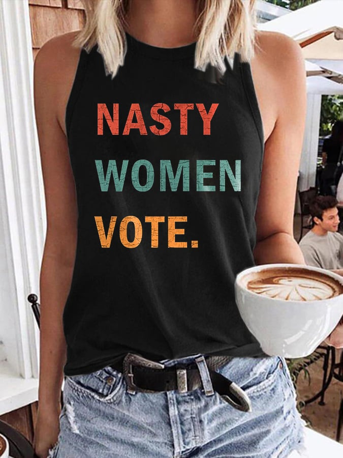 Nasty Women Vote Muscle Tank 2024 Election Presidential Campaign Clothing Gifts For Mom Nasty Women Vote Muscle Tank 2024 Election Presidential Campaign Clothing Gifts For Mom