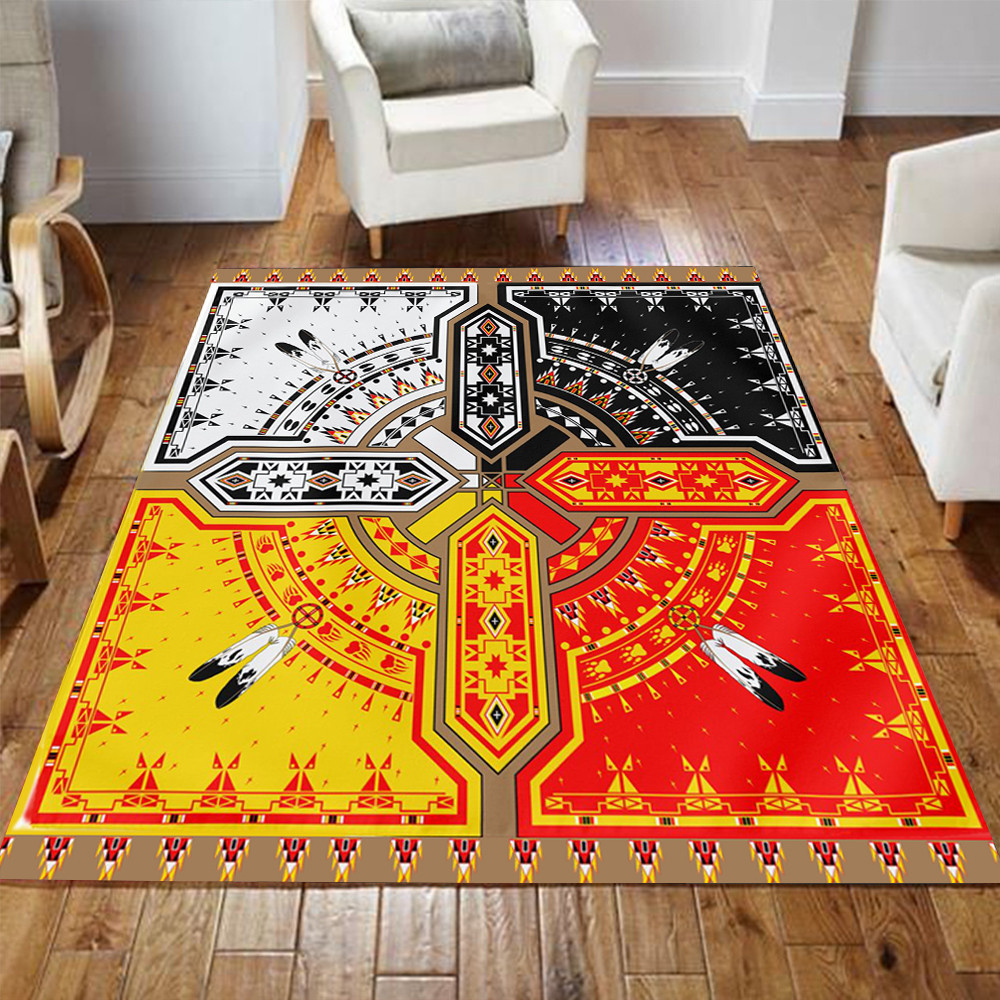 Native American Rug Native Pride Living Room Rugs Home Decor Gifts