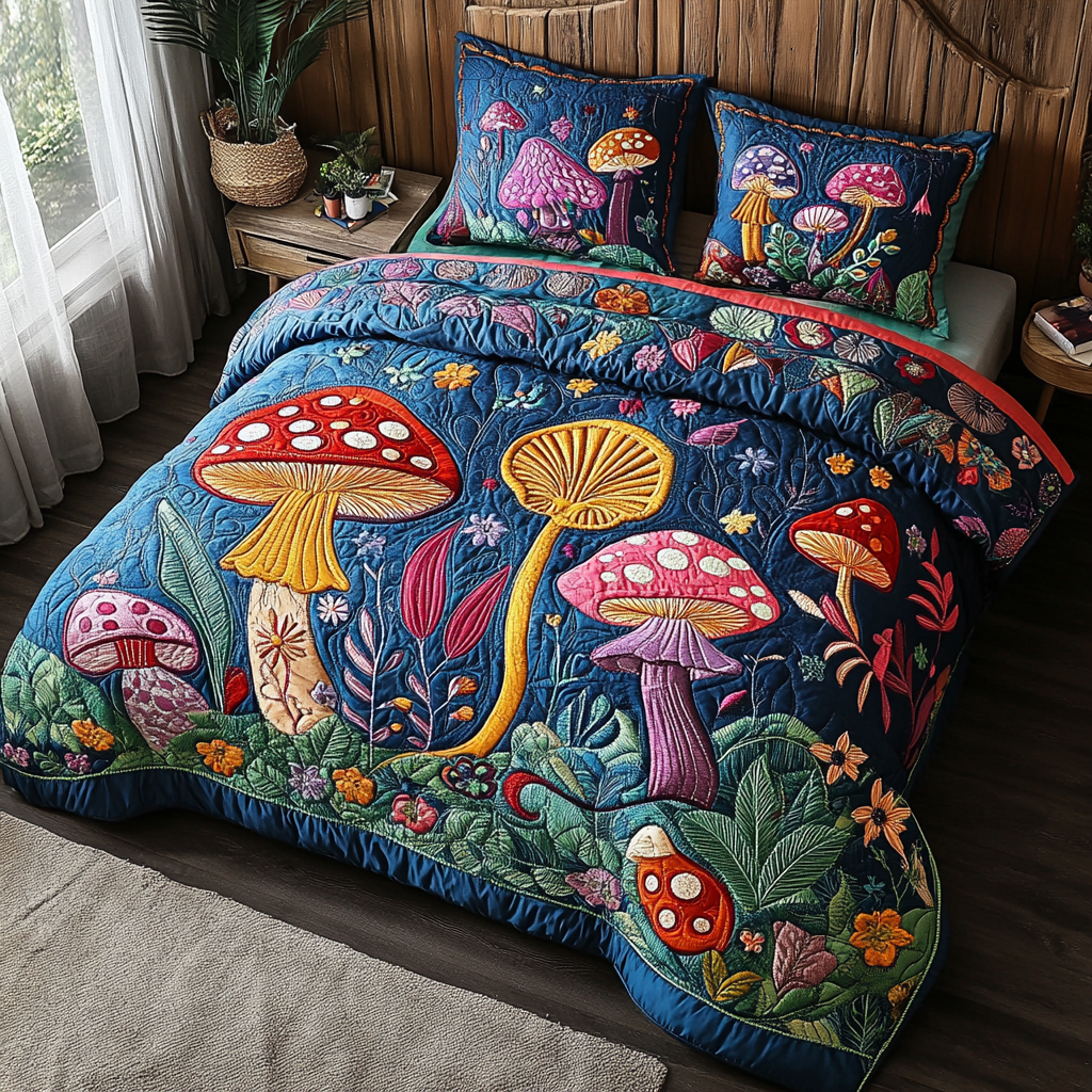 Nature Nook Quilted Bedding Set Duvet Cover Bedspreads Hippy Christmas Gifts Nature Nook Quilted Bedding Set Duvet Cover Bedspreads Hippy Christmas Gifts
