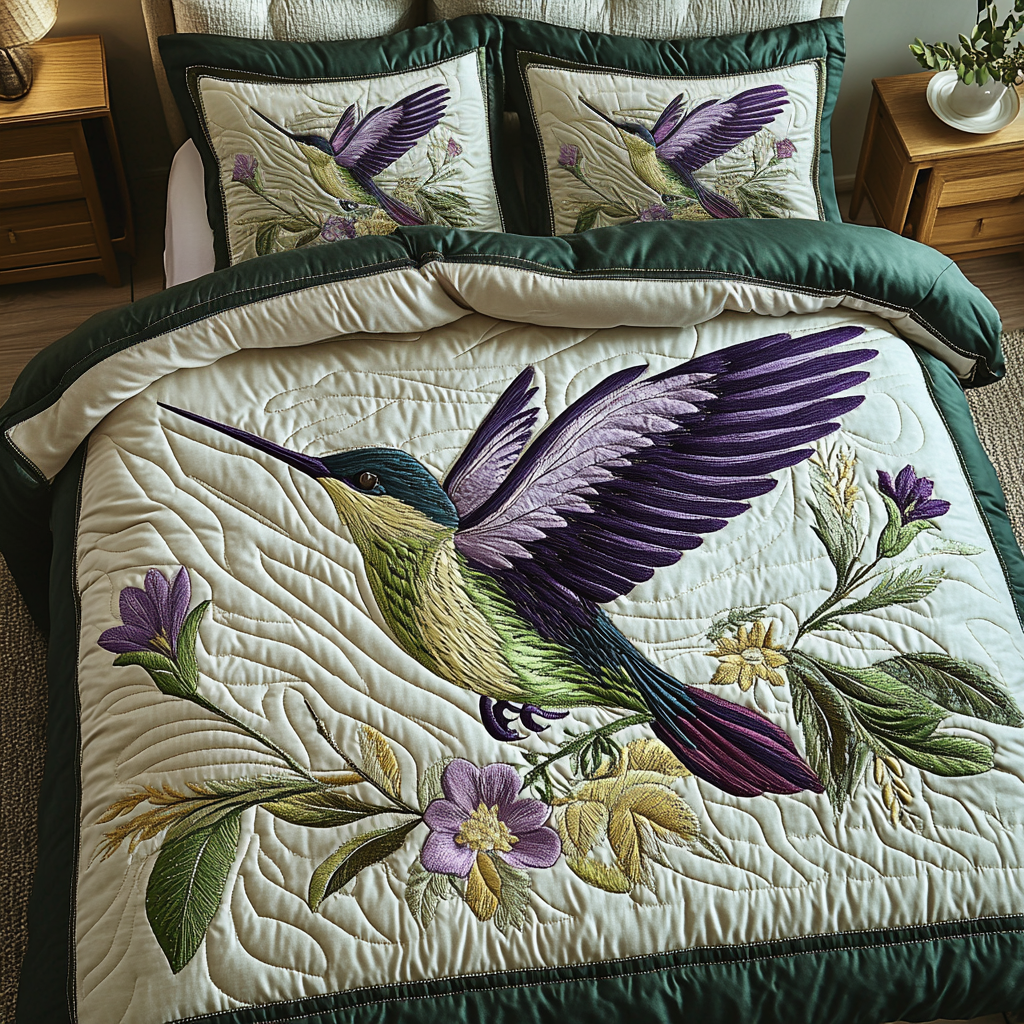 Nature Whirl Quilted Bedding Set Duvet Cover Merch Unusual Hummingbird Gifts Nature Whirl Quilted Bedding Set Duvet Cover Merch Unusual Hummingbird Gifts