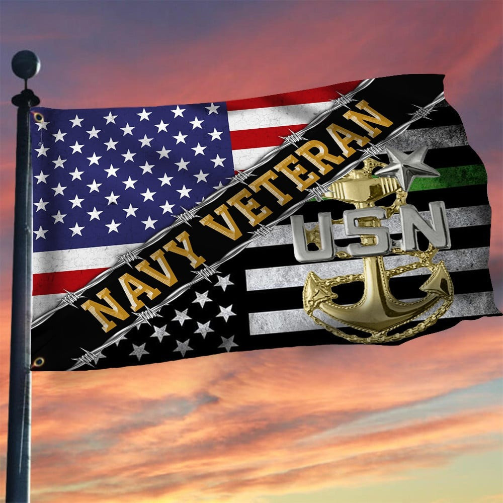 Navy Veteran Flag And American Flag USN Logo Proud Of US Veteran Navy Retirement Gift Idea Navy Veteran Flag And American Flag USN Logo Proud Of US Veteran Navy Retirement Gift Idea