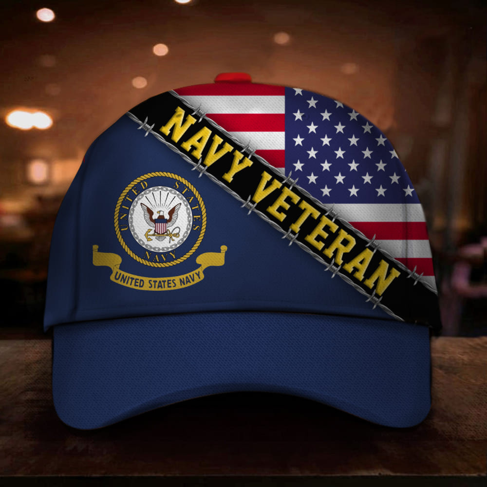 Navy Veteran Flag With American Flag Navy Logo Proud Veteran Patriotic Flag Navy Veteran Flag With American Flag Navy Logo Proud Veteran Patriotic Flag