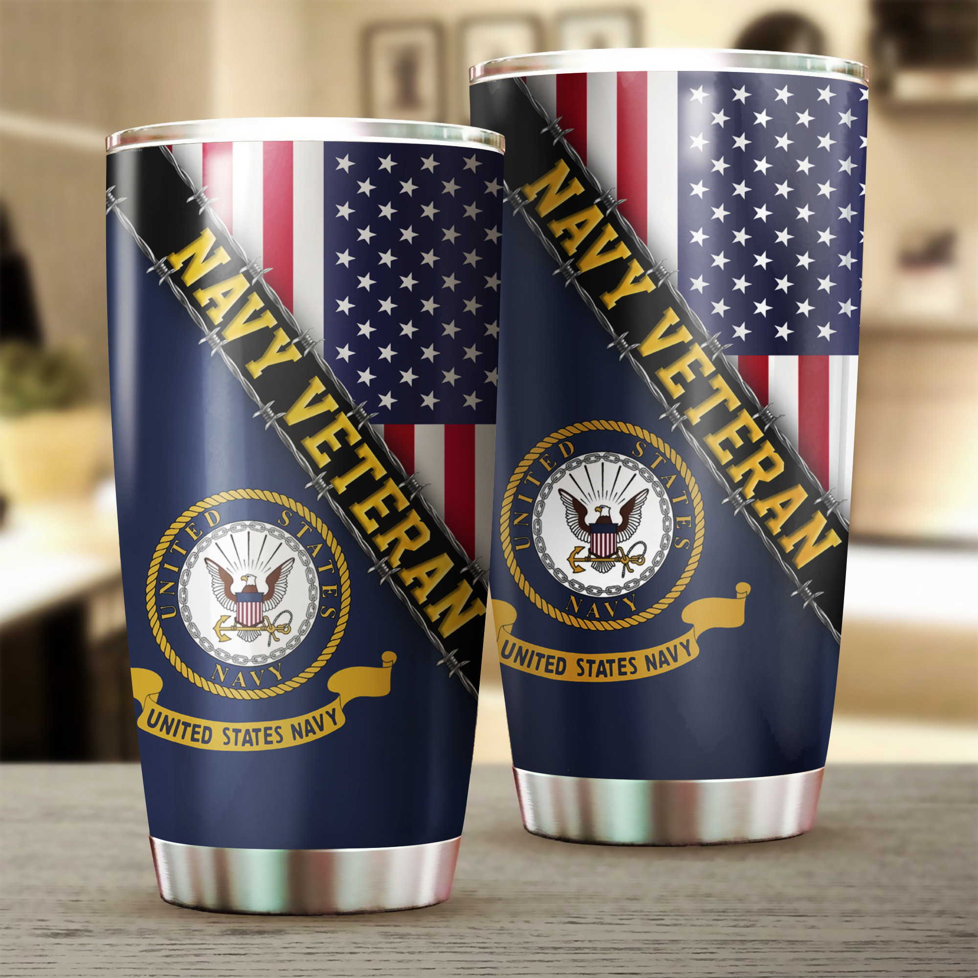 Navy Veteran Flag With American Flag Navy Logo Proud Veteran Patriotic Flag Navy Veteran Flag With American Flag Navy Logo Proud Veteran Patriotic Flag