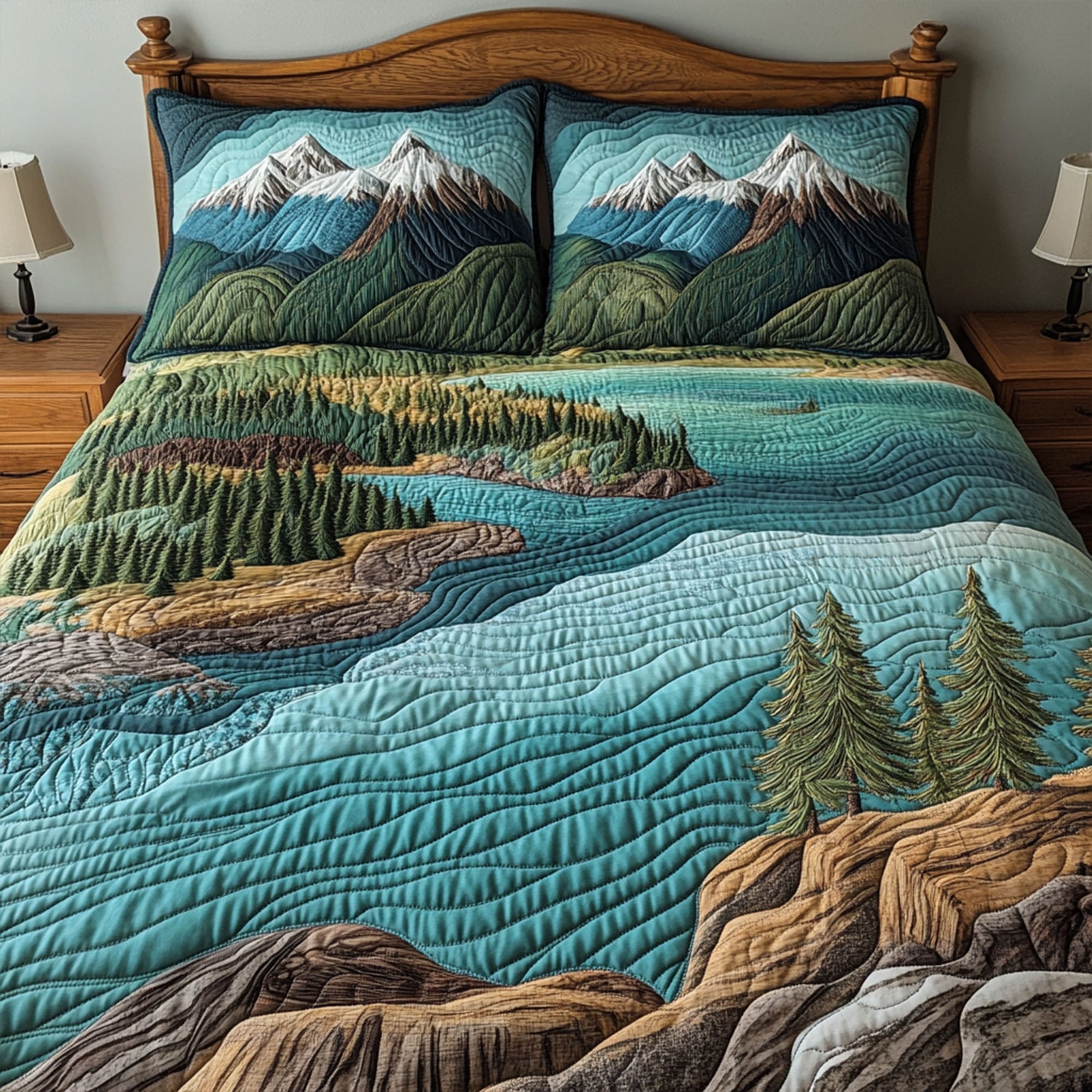 Nevada Dreamscape Quilted Bedding Set Duvet Cover Bed Sheet Set Cool Presents For Teenagers Nevada Dreamscape Quilted Bedding Set Duvet Cover Bed Sheet Set Cool Presents For Teenagers