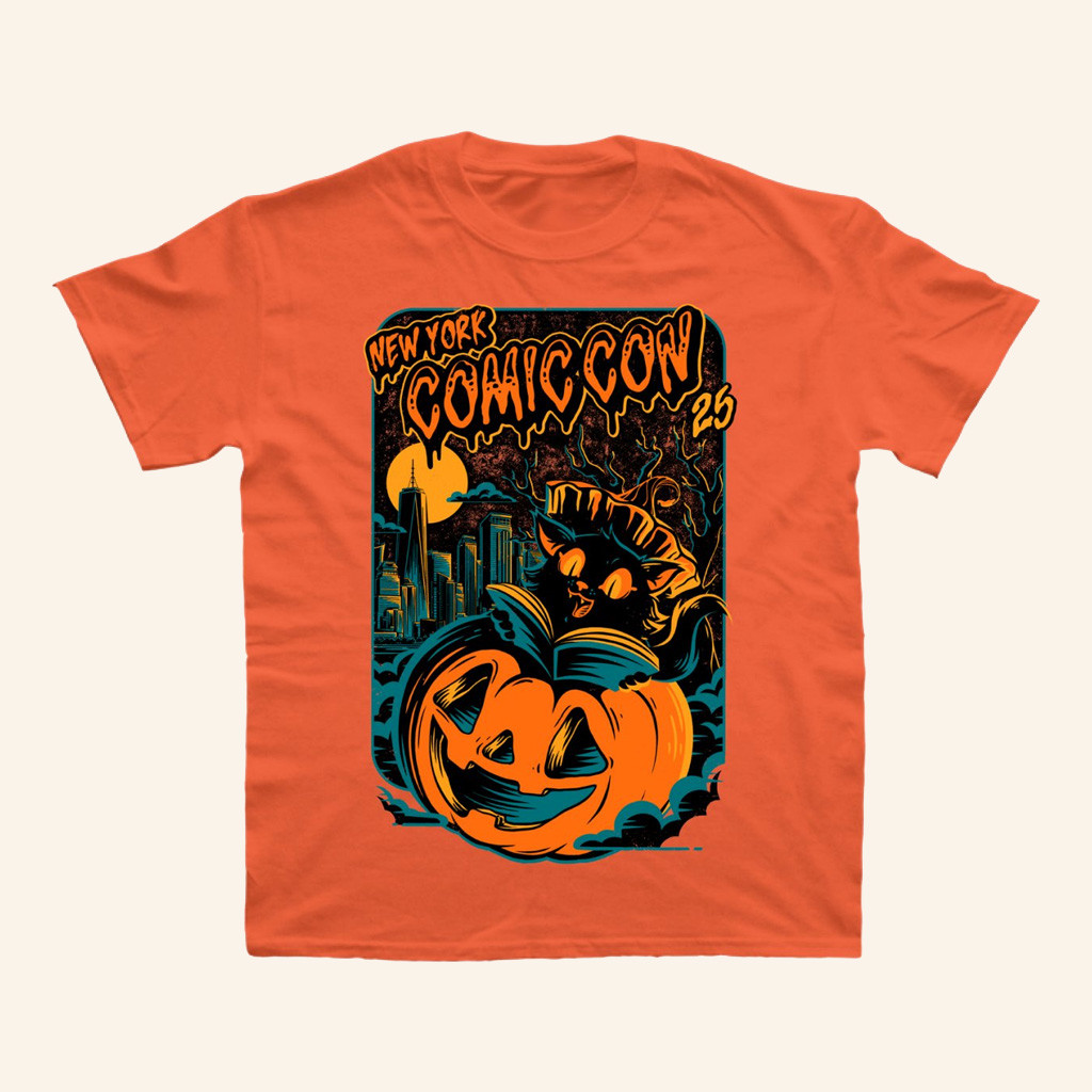 New York Comic Con Merch Halloween Logo T-Shirt Best Gifts For Daughter New York Comic Con Merch Halloween Logo T-Shirt Best Gifts For Daughter
