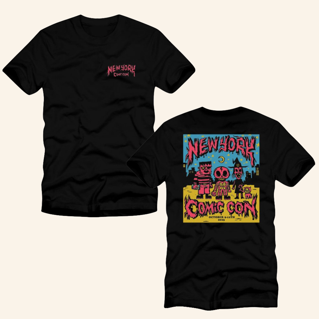 New York Comic Con Merch NYCC October 9 12th 2025 T-Shirt Halloween Gift For Friend New York Comic Con Merch NYCC October 9 12th 2025 T-Shirt Halloween Gift For Friend