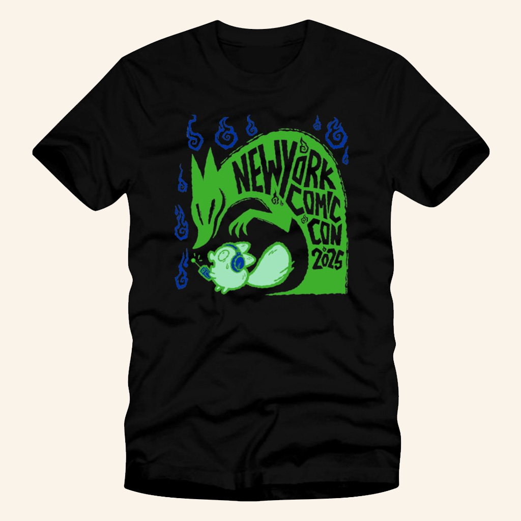 New York Comic Con Merch NYCC x Anxiety Fox T-Shirt Spooky Gifts For Her New York Comic Con Merch NYCC x Anxiety Fox T-Shirt Spooky Gifts For Her