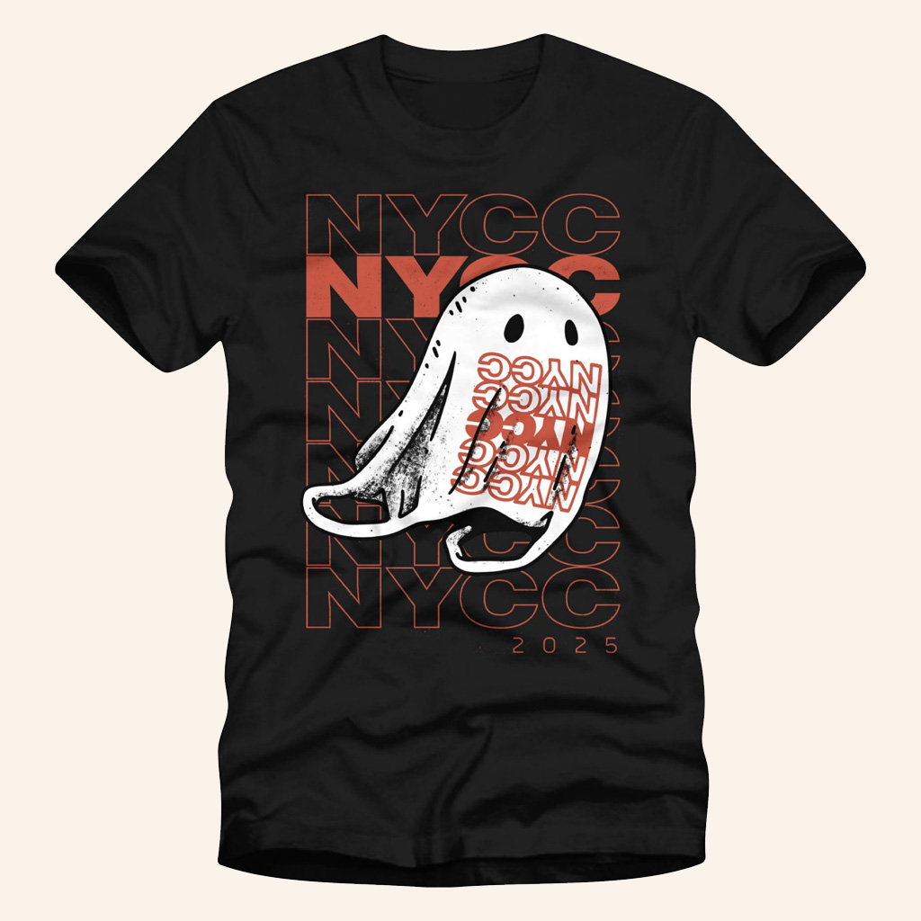 New York Comic Con Merch Plastic Bag Ghost T-Shirt Unique Halloween Gifts For Him New York Comic Con Merch Plastic Bag Ghost T-Shirt Unique Halloween Gifts For Him