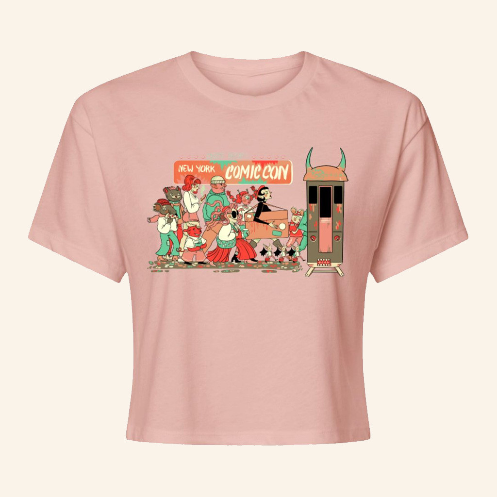 New York Comic Con Merch Subway Monsters Crop Top Gift Ideas For Girlfriend New York Comic Con Merch Subway Monsters Crop Top Gift Ideas For Girlfriend