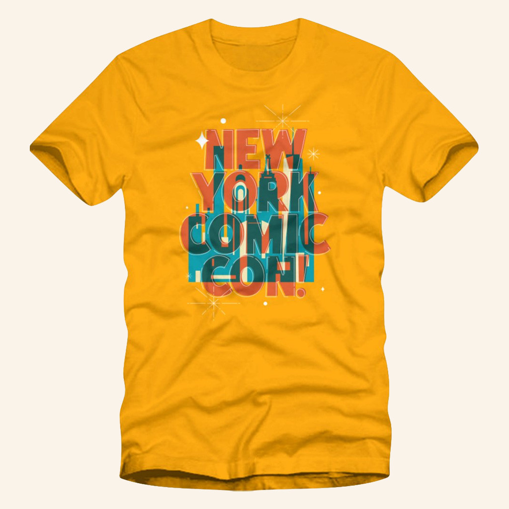 New York Comic Con Merch Text In The City T-Shirt Best Gifts For Friend
