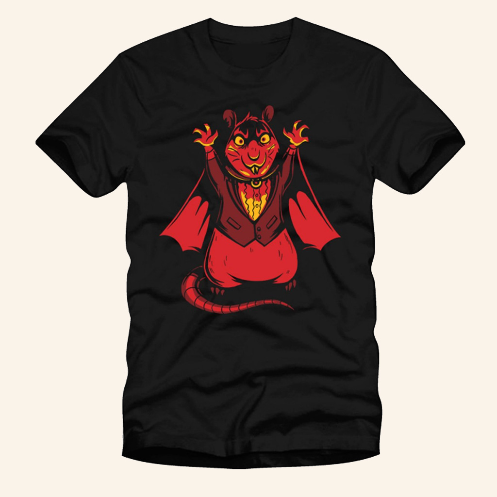 New York Comic Con Merch Vampire Rat T-Shirt Halloween Gifts For Teens New York Comic Con Merch Vampire Rat T-Shirt Halloween Gifts For Teens